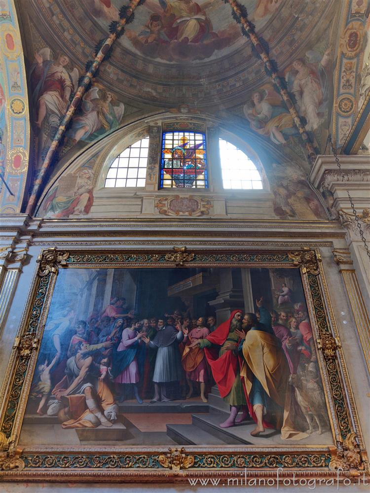 Milan (Italy) - Right wall of the presbytery of the Basilica of San Marco